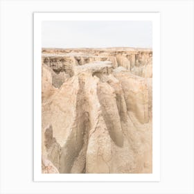 Canyon In The Desert Landscape Art Print