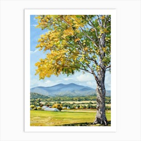 Tree In The Fall 1 Art Print