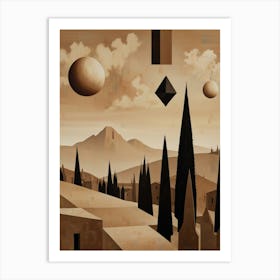 'Alien Landscape' Art Print