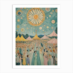 Funfair Art Print