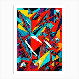 Cracked Art Print