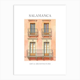 Salamanca Travel And Architecture Poster 3 Art Print