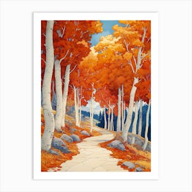 Beautiful Autumn Painting 8 Art Print