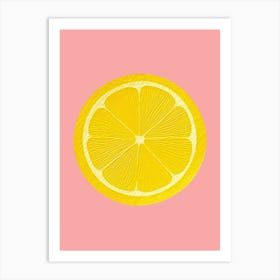 Lemon Slice 1 Art Print