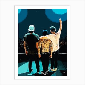 Blink 182 15 Art Print