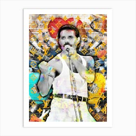 Freddie Mercury 3 Art Print