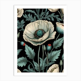 Poppy Wallpaper Art Print