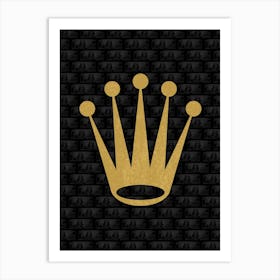 Gold Crown 1 Art Print