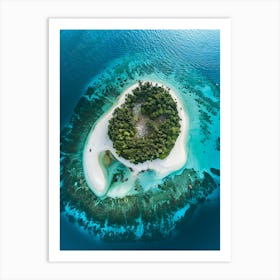 Island In The Maldives 21 Art Print