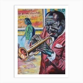 Saxofonista 2 Art Print