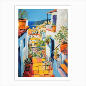 Rabat Morocco 2 Fauvist Painting Art Print