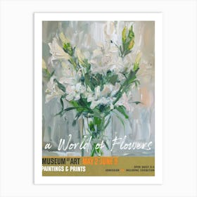 A World Of Flowers, Van Gogh Exhibition Freesia 1 Art Print