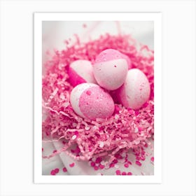 Easter Eggs In A Nest 2 Art Print