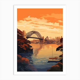 Sydney Australia Golden Tones 1 Art Print