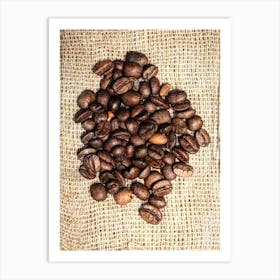 Coffee Beans Art Print