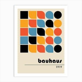 Bauhaus exhibition 1939 poster Art Print