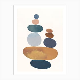 Balancing Stones 4 Art Print