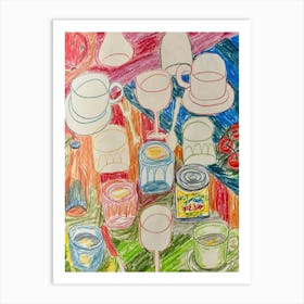 Kitchen Table Art Print