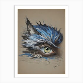 Eye Of The Wolf Art Print