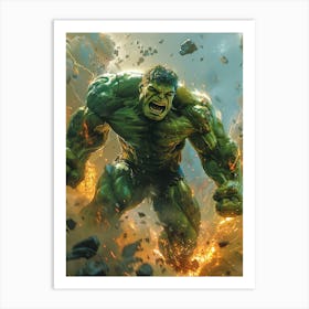 Hulk 34 Art Print