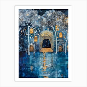 Night At The Palace Art Print