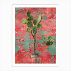 mexican cactus Art Print