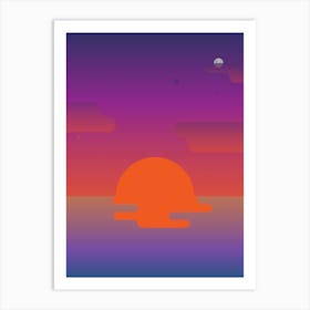 Sunset 3 Art Print