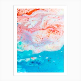 Splatter Painting Art Print