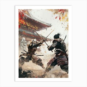 Samurai Warriors 1 Art Print