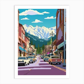 Leavenworth Retro Pop Art 1 Art Print