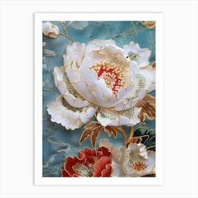 Chinese Peony 3 Art Print