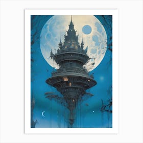 Castle Of The Moon Art Print