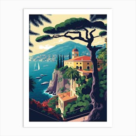 Sorrento Italy Travel Poster Vintage Art Print