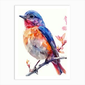 Colorful Bird Painting Art Print