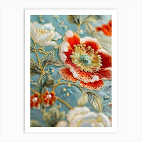 Chinese Embroidery 4 Art Print