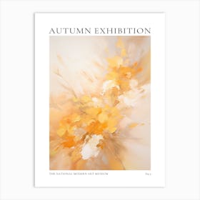 Autumn Exhibition Modern Abstract Poster 2 Art Print