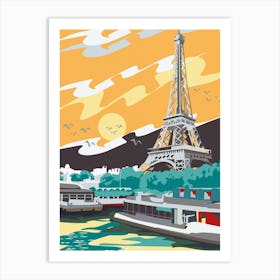 Paris Le Seine Art Print