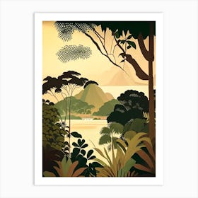 Palawan Philippines Rousseau Inspired Tropical Destination Art Print