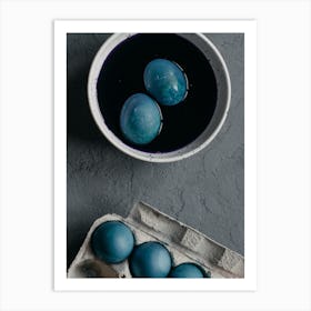 Blue Eggs 3 Art Print