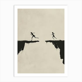 Cliff Edge Art Print