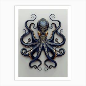 Octopus 6 Art Print