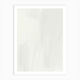 White On A White Background Art Print