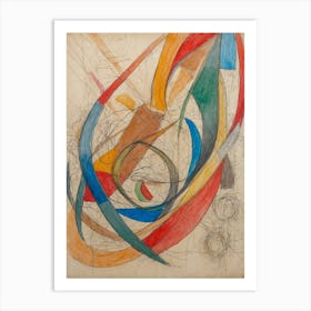 Abstract Drawing 3 Art Print