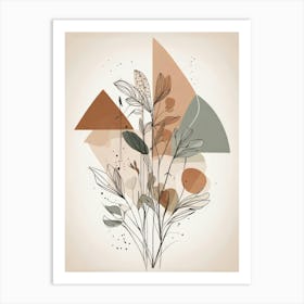 Abstract Floral Design Art Print