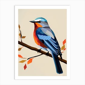 Amish Quilts United States, Bird On a Branch, folk art, 118  Art Print