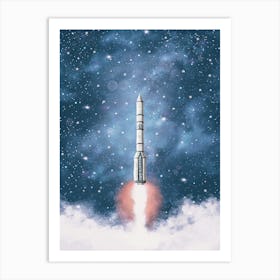 Up in Space Art Print