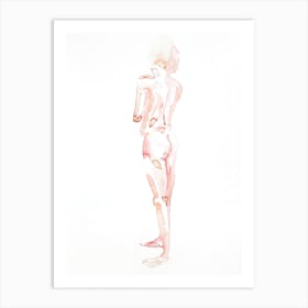 Standing Nude Art Print