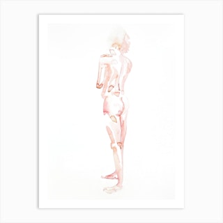 Standing Nude Art Print