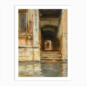 Venetian Passageway, John Singer Sargent Art Print