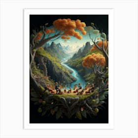 Musical World Art Print